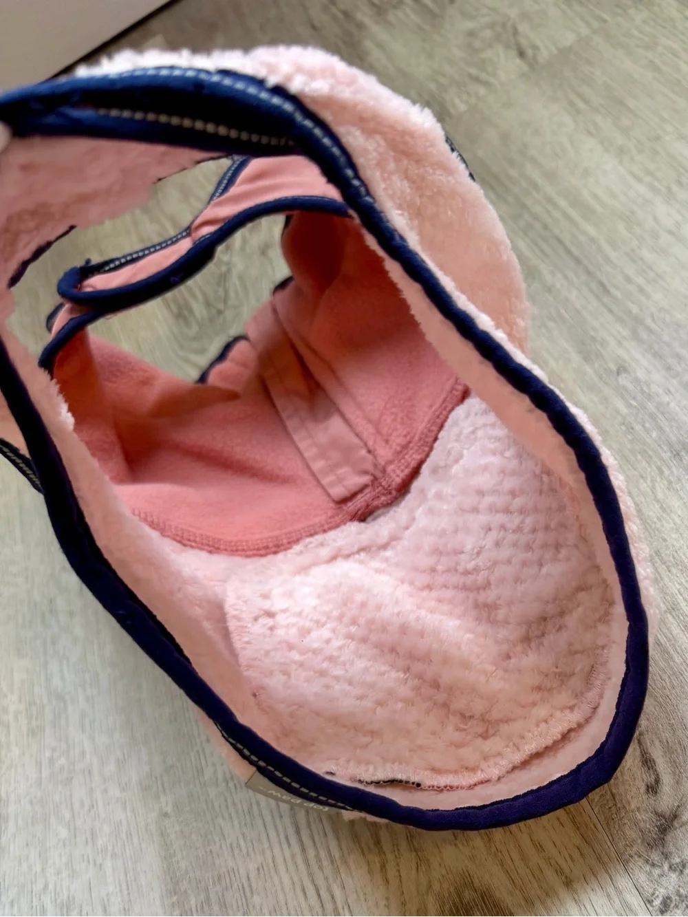 Pink Sherpa & Nylon Zip Vest for Pets/Small Puppy Dogs - size Small
